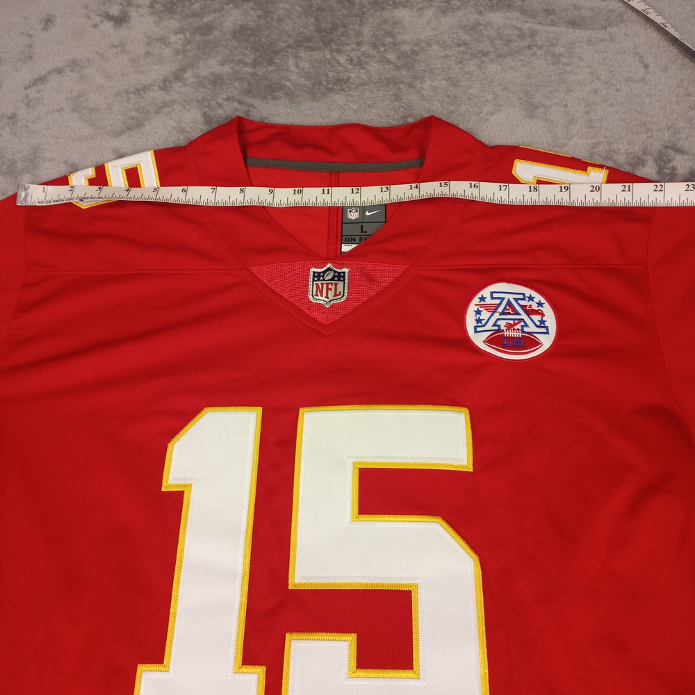 Nike NFL Kansas City Chiefs (Patrick Mahomes)Men's Game Football Jersey Large - Picture 8 of 16